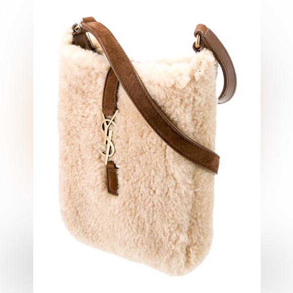 Saint Laurent Shearling Le 5à 7 Mini 2023 Bag w/ Tags - Picture 2 of 5
